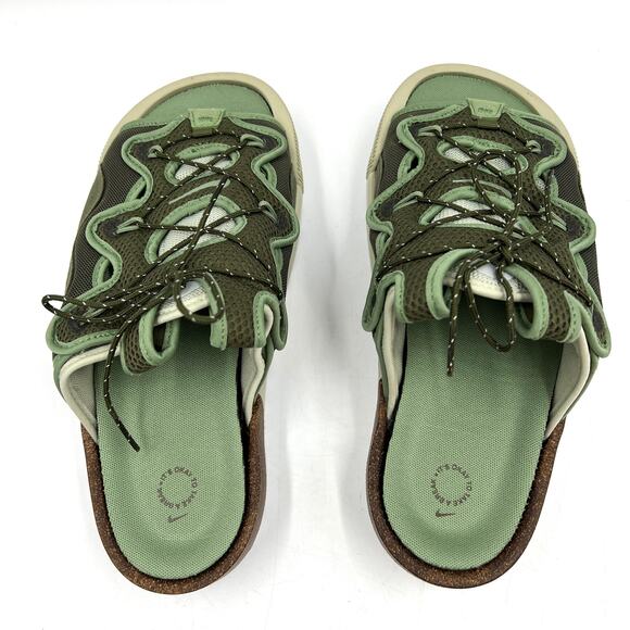 Nike Offline Slides Sandals Mens Sporty Green CZ0332-200 - Picture 5 of 12